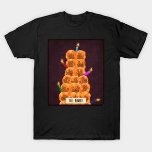 Dessert Tarot card-The Tower T-Shirt